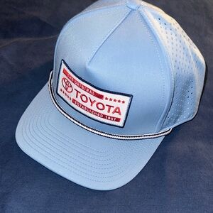 Toyota Light Blue Logo Patch Baseball Cap